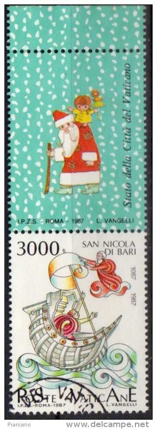 PIA . VAT - 1987 : 900° Della Traslazione Delle Reliquie Di S. Nicola Da Myra A Bari - (SAS 825-27) - Used Stamps