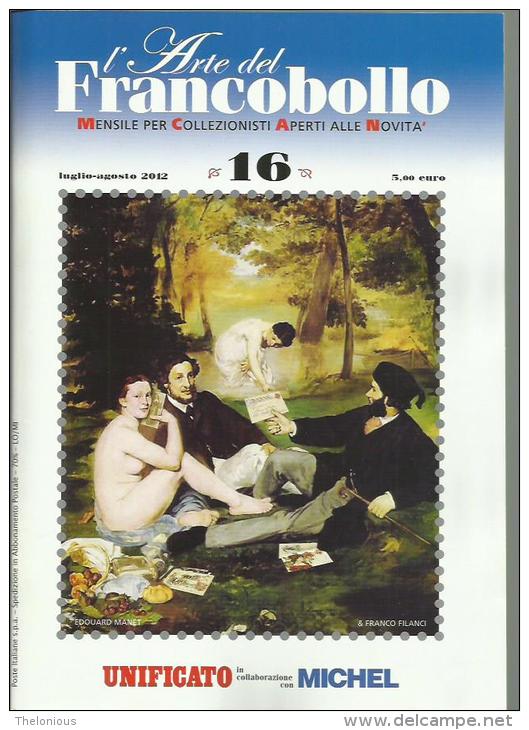 # L'ARTE DEL FRANCOBOLLO  N. 16  LUGLIO/AGOSTO  2012 - Italiaans (vanaf 1941)