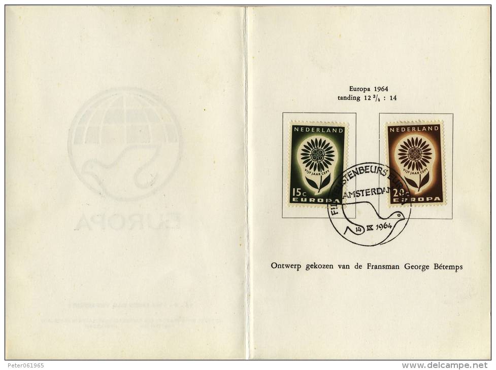 Carnet En FDC Europa 1964 - FDC