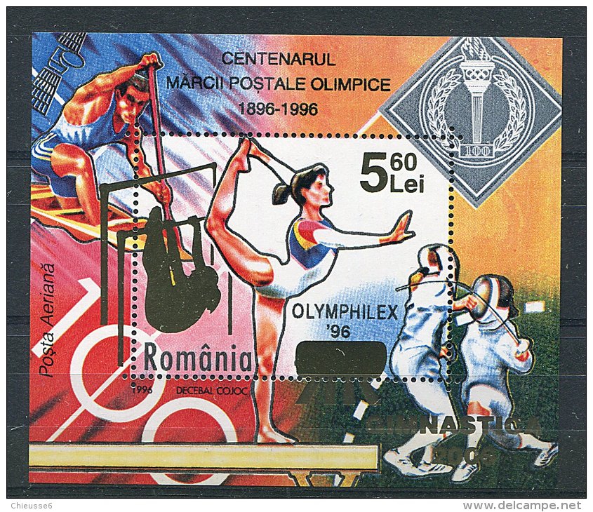 Lot 139 - B 18 - Roumanie ** Bloc N° 321 - "Olymphilex 96" Surchargé - Gymnastique - Ongebruikt