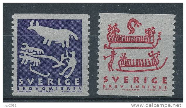 Sweden 2001 Facit #  2226-2227. World Heritage 1  MNH (**) - Neufs