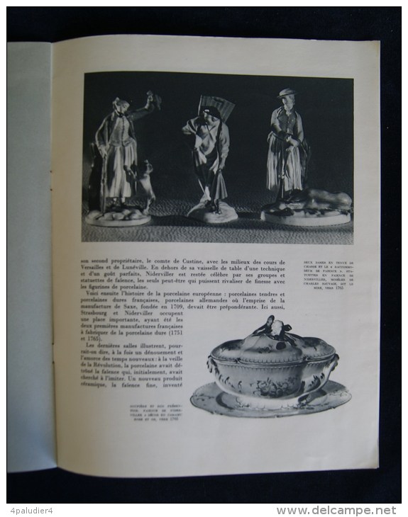 ALSACE LA CERAMIQUE DANS LES MUSEES DE STRASBOURG Hans HAUG 1958 - Alsace