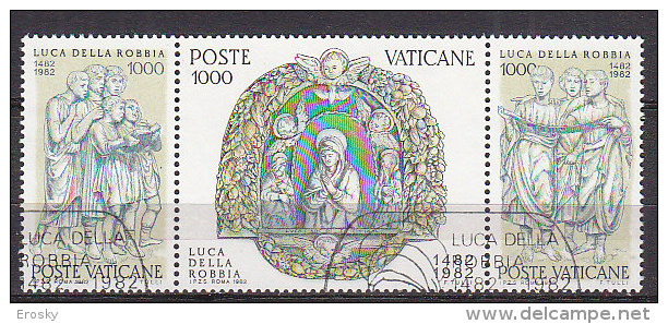 Z1944 - VATICANO SASSONE N°710/12 - VATICAN Yv N°728/30 - Used Stamps