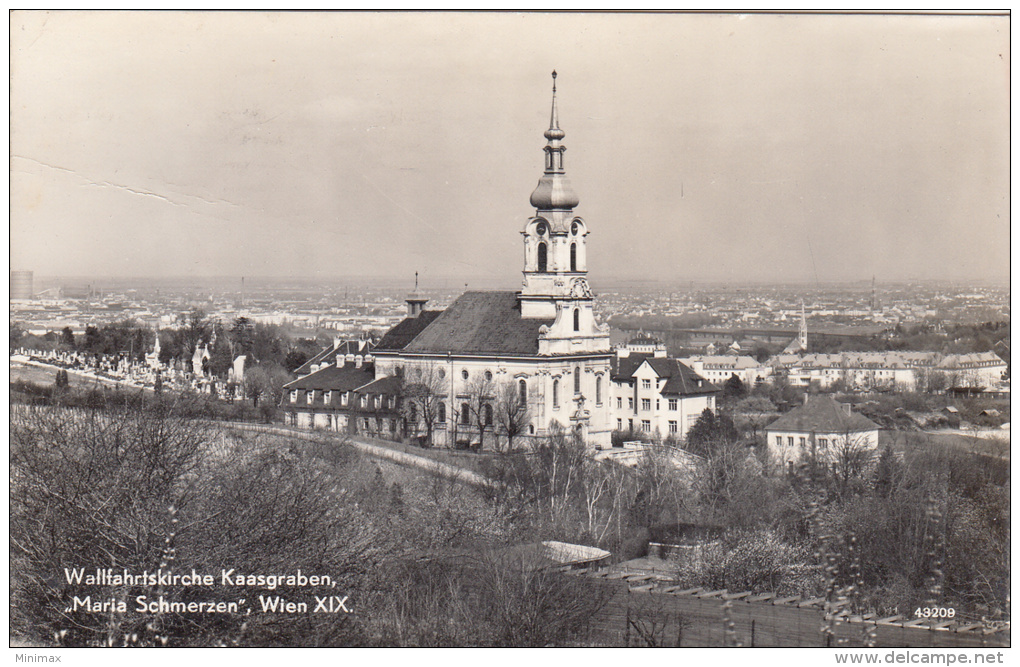 Wallfahrtskirche Kaasgraben - Maria Schmerzen - Wien, 1955 - Wien Mitte