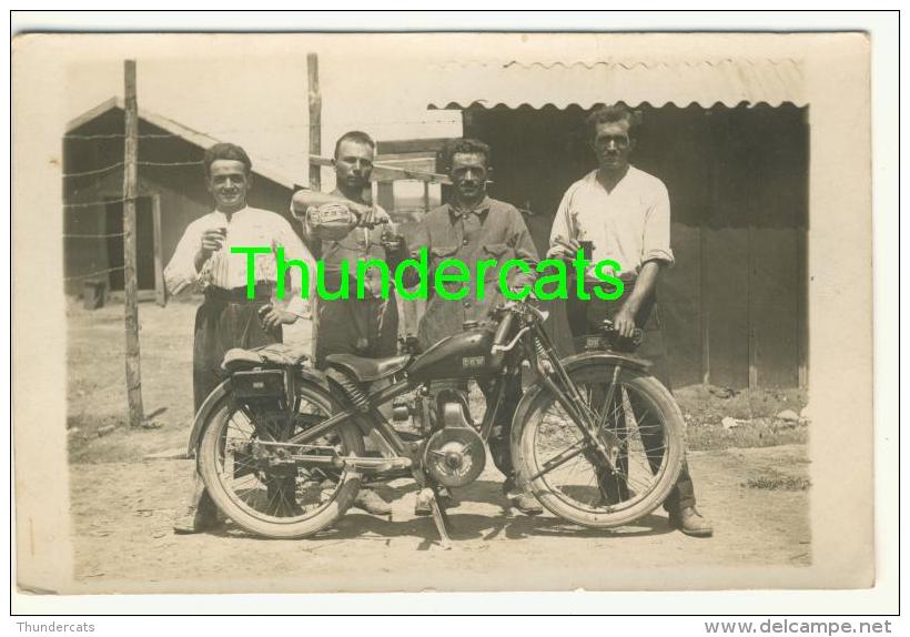 SUPERBE CARTE PHOTO MOTO DKW  VERS 1925-1930 VOIR SCAN - Autres & Non Classés