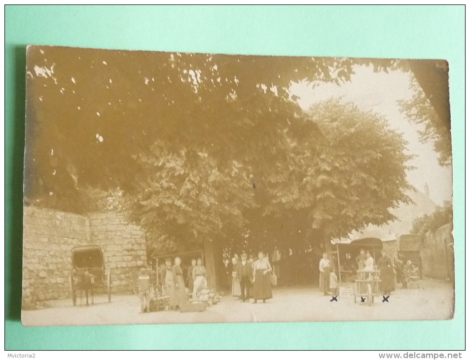 HEREPIAN - 1907 - Rare Carte Photo De Scène De Marché - Sonstige & Ohne Zuordnung