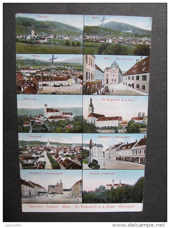 AK WEIZ PASSAIL St.Ruprecht Gleisdorf 1918   //  D*8921 - Weiz