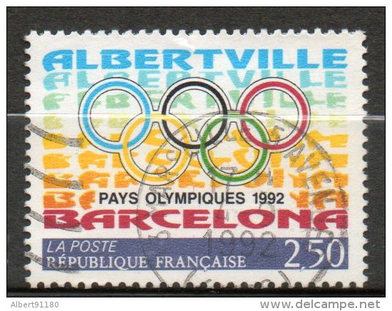 FRANCE Anneaux Olympiques 1992 N°2760 - Gebraucht
