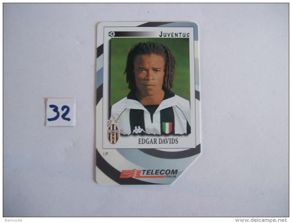 FOOTBALL  Juventus EDGARD DAVIS    - Telecartes Italie Pub Gli Introvabilin Panini  - 10000 Lire    - Voir Photo (32) - Sport