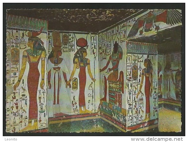 LUXOR Egypt Queen's Valley Relief Tomb Of Nefertari 1972 - Luxor