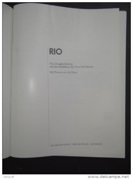 Rio - Botting - Rio De Janeiro Brasilien Photographie Fotographie - 1978 200 Seiten 32 X 24.5 Cm - Altri & Non Classificati