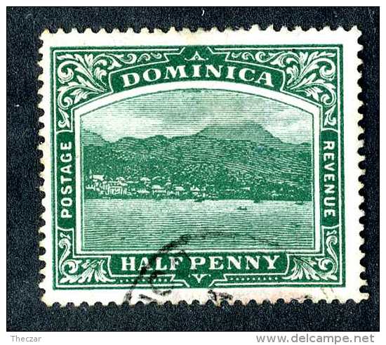 3928x)  Dominica 1908 - SG# 47b ~ Used - Dominica (...-1978)