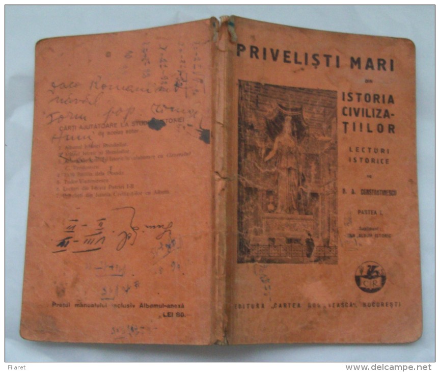 ROMANIA-PRIVELISTI MARI DIN ISTORIA CIVILIZATIILOR - Old Books