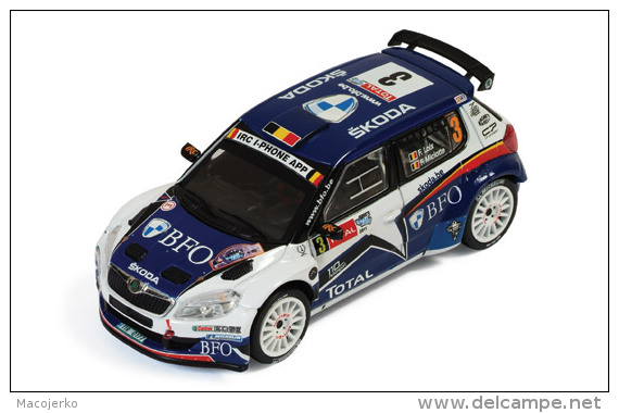 IXO RAM 478, Skoda Fabia S2000 #3 Ypres Rally 2011, Loix, 1:43 - Ixo