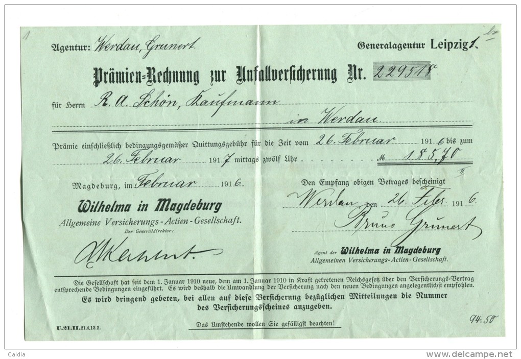 Allemagne Germany Deutschland 1915 - 1925 Lottery Tickets X 3 - A Identifier