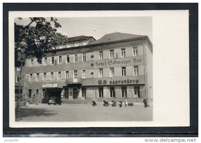 6900  JENA  -  HOTEL  SCHWARZER BÄR   ~ 1950 - Jena