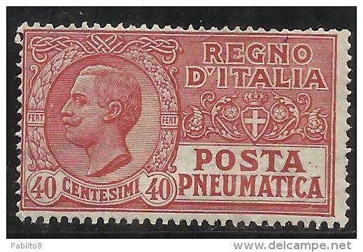 ITALIA REGNO 1925 POSTA PNEUMATICA V.E.III CENT. 40 MNH - Pneumatische Post