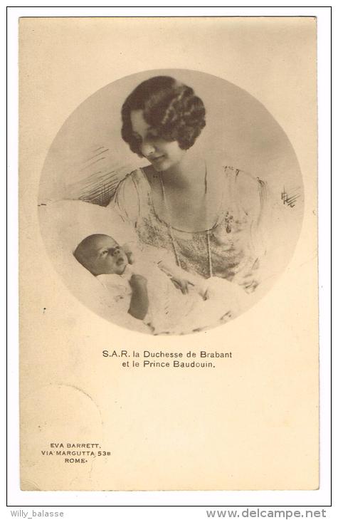 "S.A.R. La Duchesse De Brabant Et Le Prince Baudouin" - Famous People