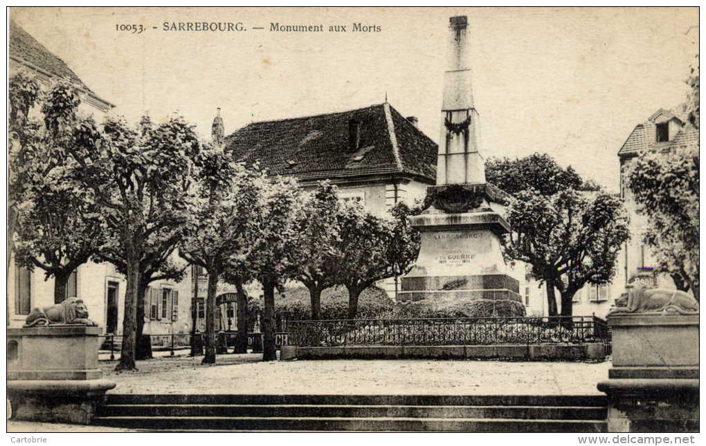 57-SARREBOURG-Monument Aux Morts- - Sarrebourg