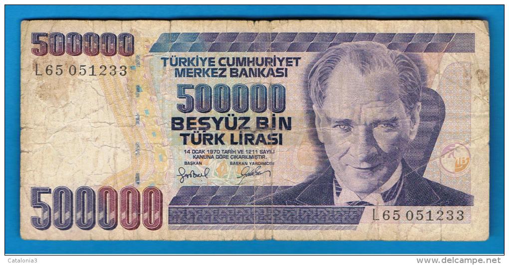 TURQUIA - TURKEY - 500.000 Liras 1970   Circulado  P-212 - Turquia