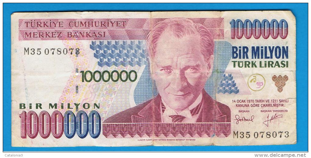 TURQUIA - TURKEY - 1.000.000 Liras 1970   Circulado  P-209 - Turchia