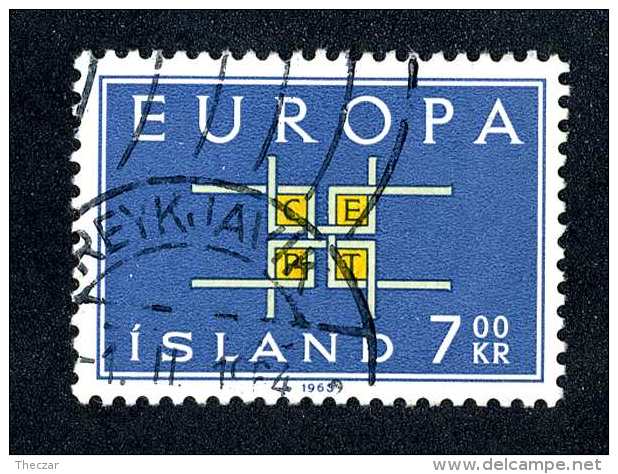 3985x)  Iceland 1963 - Sc# 358 ~ Used - Gebraucht
