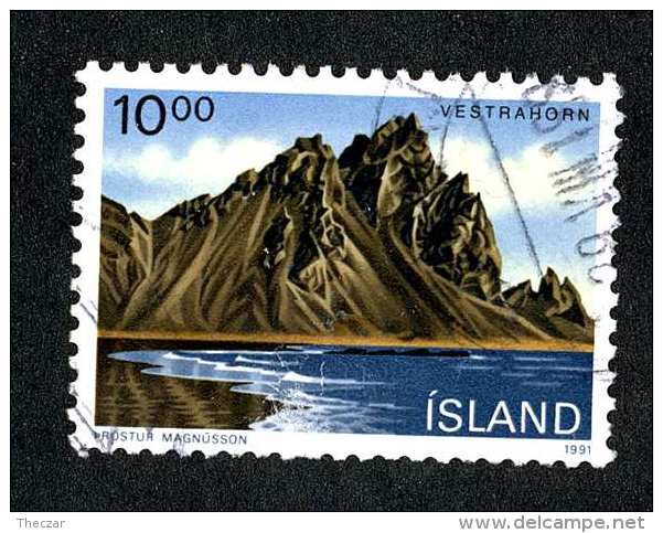 3990x)  Iceland 1991 - Sc# 728 ~ Used - Usados