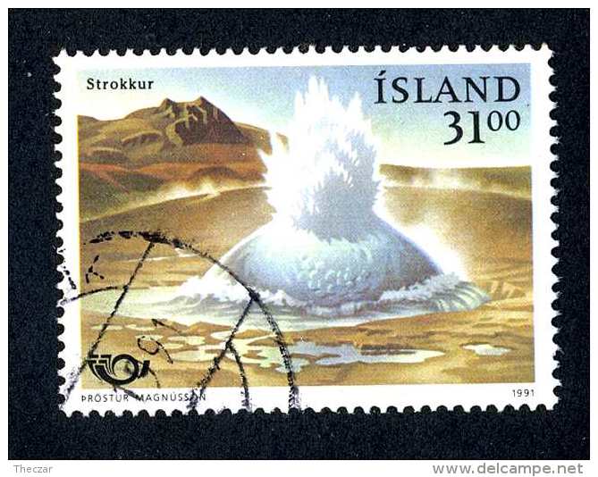 4005x)  Iceland 1991 - Sc# 742 ~ Used - Oblitérés