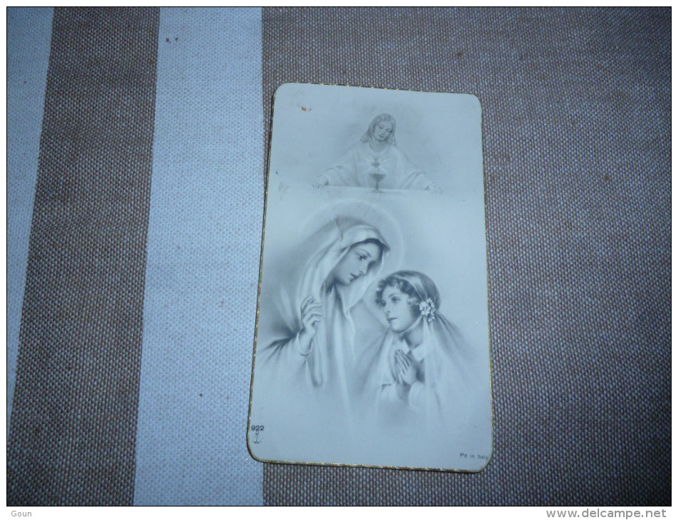 Souvenir Communion Solange COUVERNEUR Gilly 1941 - Kommunion Und Konfirmazion