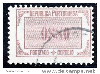 !										■■■■■ds■■ Portugal Postage Due 1932 AF#52 ø Label $80 (x3281) - Oblitérés