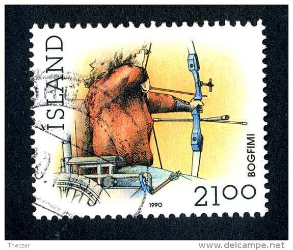 4066x)  Iceland 1990 - Sc# 706 ~ Used - Used Stamps