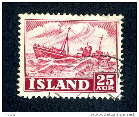 4067x)  Iceland 1954 - Sc# 260 ~ Used - Gebruikt