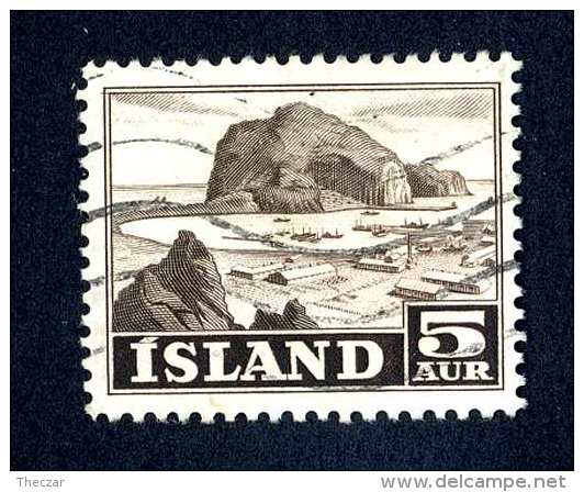 4069x)  Iceland 1950 - Sc# 257 ~ Used - Oblitérés