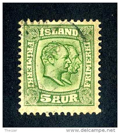 4078x)  Iceland 1915 - Sc# 102 ~ Used - Gebraucht