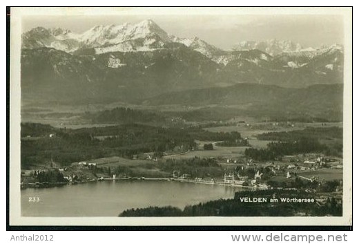 Velden Am Wörthersee Kärnten Um 1913 Panorama Sw Kleinformat - Velden