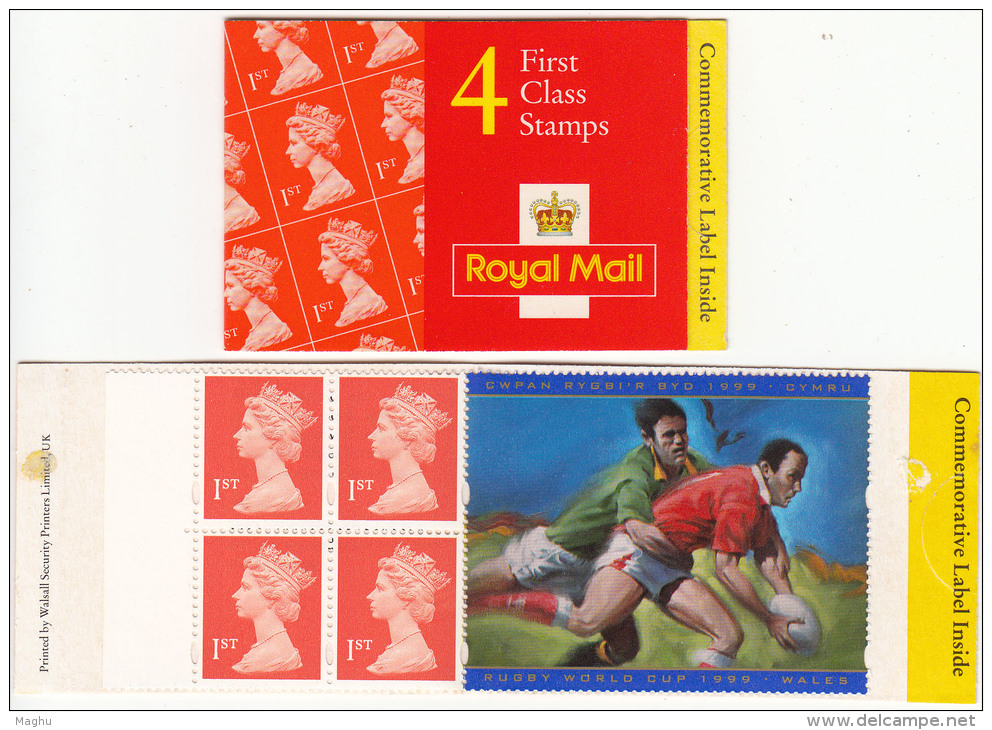 Booklet First Class Stamps, Berlin Airlift, Airplane, History, Postcode, ZIP Code, Label, Cinderalla  Great Britain - Rugby