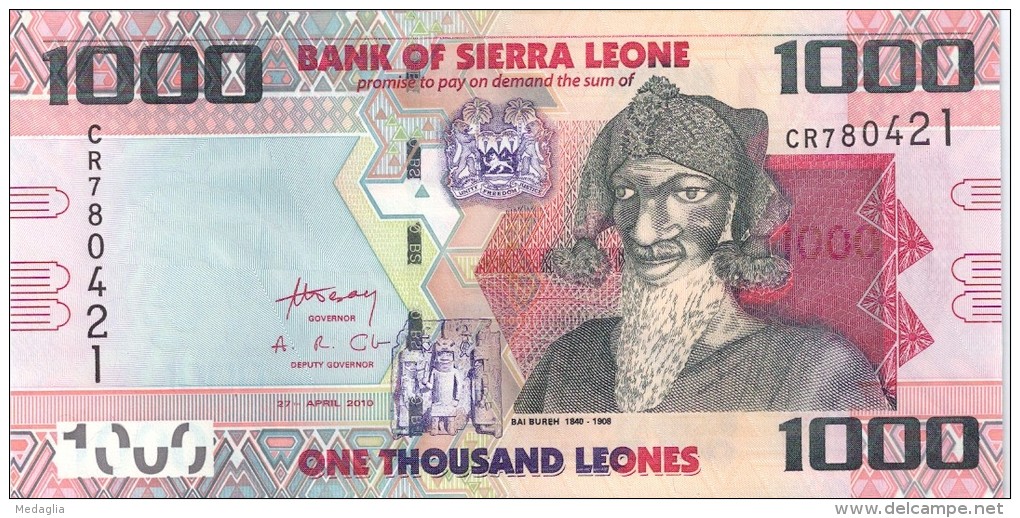 SIERRA LEONE - 1000 Leones 2010 - UNC - Sierra Leone