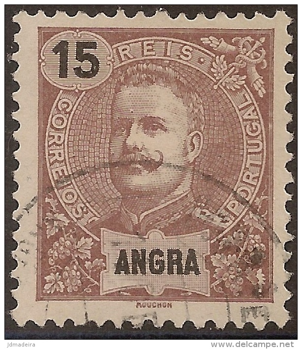 Angra – 1897 King Carlos 15 Réis - Angra