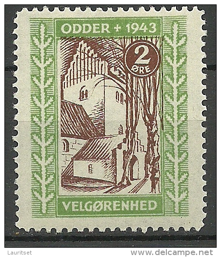 DENMARK Dänemark Danmark Odder 1943 Wohlfahrt Charity * - Local Post Stamps