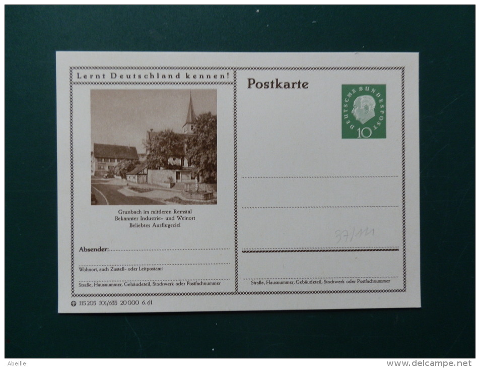37/111   POSTKARTE 115 205 - Illustrated Postcards - Mint