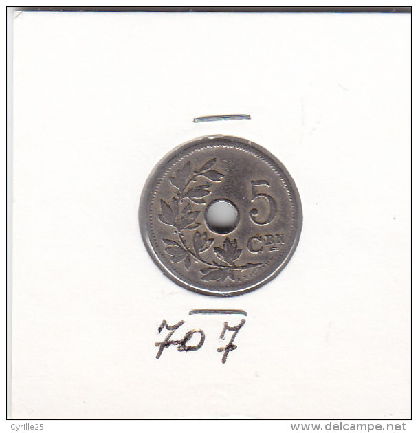 5 CENTIMES Cupro-nickel Léopold II 1904 FL - 5 Cent