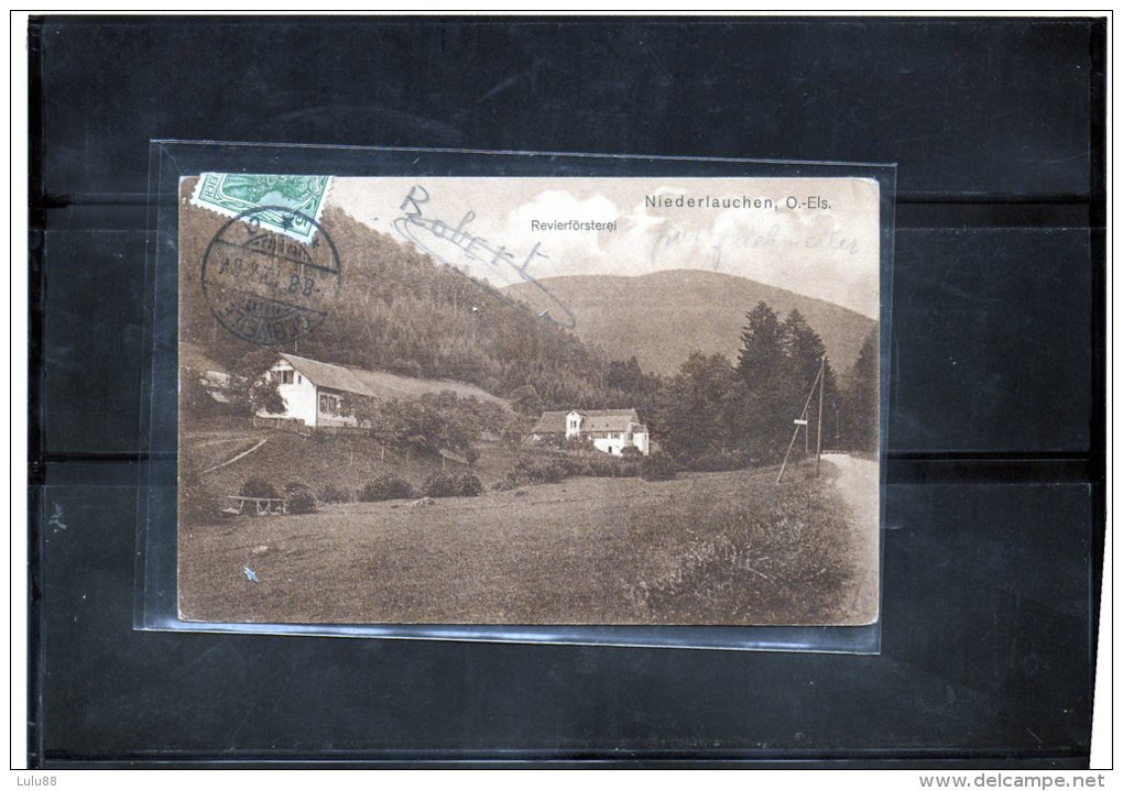 68 GUEBWILLER    Niederlauchen  Vallée De La Lauch Revierforsterei Maison Forestiere CARTE RARE - Other & Unclassified