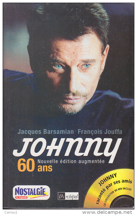 C1 Barsamian Jouffa JOHNNY 60 ANS Epuise JOHNNY HALLYDAY Grand Format ILLUSTRE - Muziek