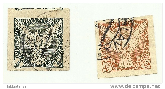 1919 - Cecoslovacchia G 2 + 7 Aquila 2641   ------ - Newspaper Stamps