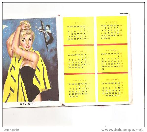 60194) Calendarietto Del 1960 Canzoni D'Italia - Formato Grande : 1941-60