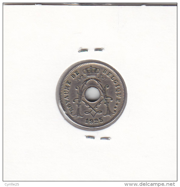 5 CENTIMES Cupro-nickel Albert I 1925 FR - 5 Centimes