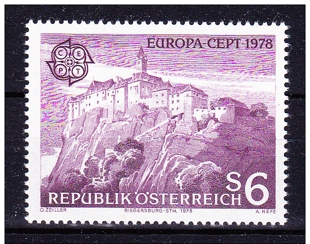 AUSTRIA   1978 , Europa CEPT   , Y&T  #  1402,  Cv   2.50  E , **  M N H , V V F - Nuovi