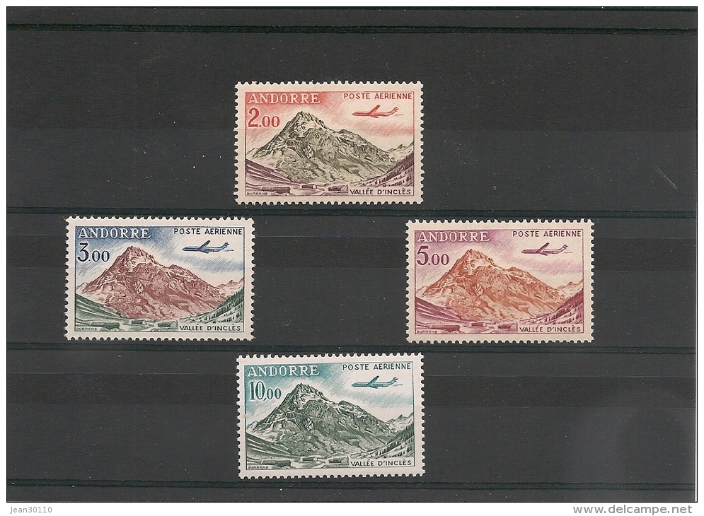 ANDORRE  Années 1961/64  P.A. N°Y/T : 5/8** - Correo Aéreo