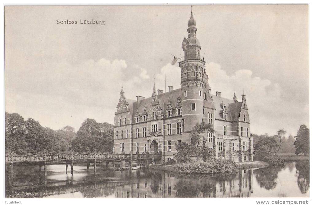 Norden Bergum Wasser Schloss Lützburg Besitzer Adel Familie Zu Innhausen Und Knyphausen 1910 Fast TOP-Erhaltug Ungelaufe - Norden