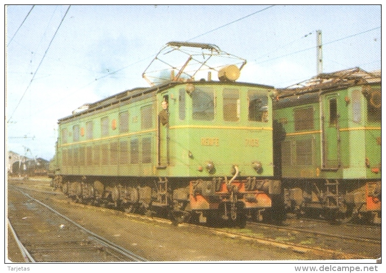 CALENDARIO DEL AÑO 2009 DE UNA LOCOMOTORA ELECTRICA  (CALENDRIER-CALENDAR) TRAIN-ZUG-TREN - Tamaño Pequeño : 2001-...